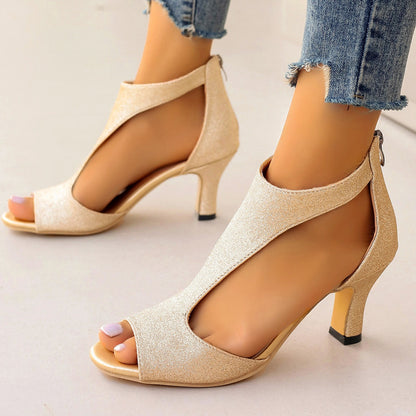 Sandales élégantes à talon ouvert pour femme ✨