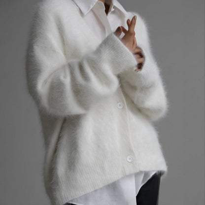 Cardigan Élégant à Texture Douce et Coupe Moderne