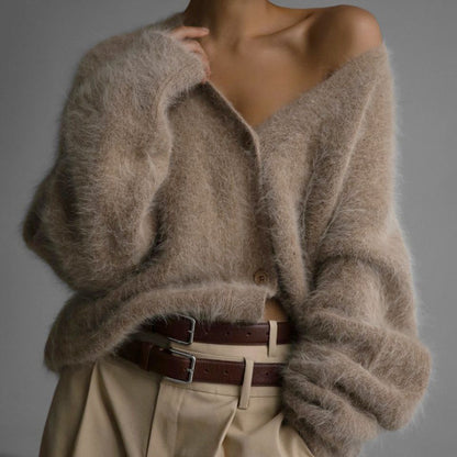 Cardigan Élégant à Texture Douce et Coupe Moderne