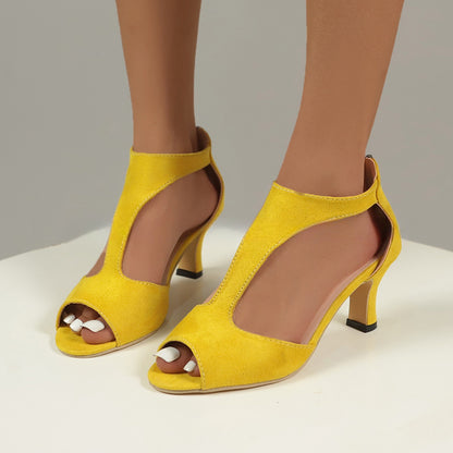 Sandales élégantes à talon ouvert pour femme ✨