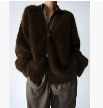 Cardigan Élégant à Texture Douce et Coupe Moderne