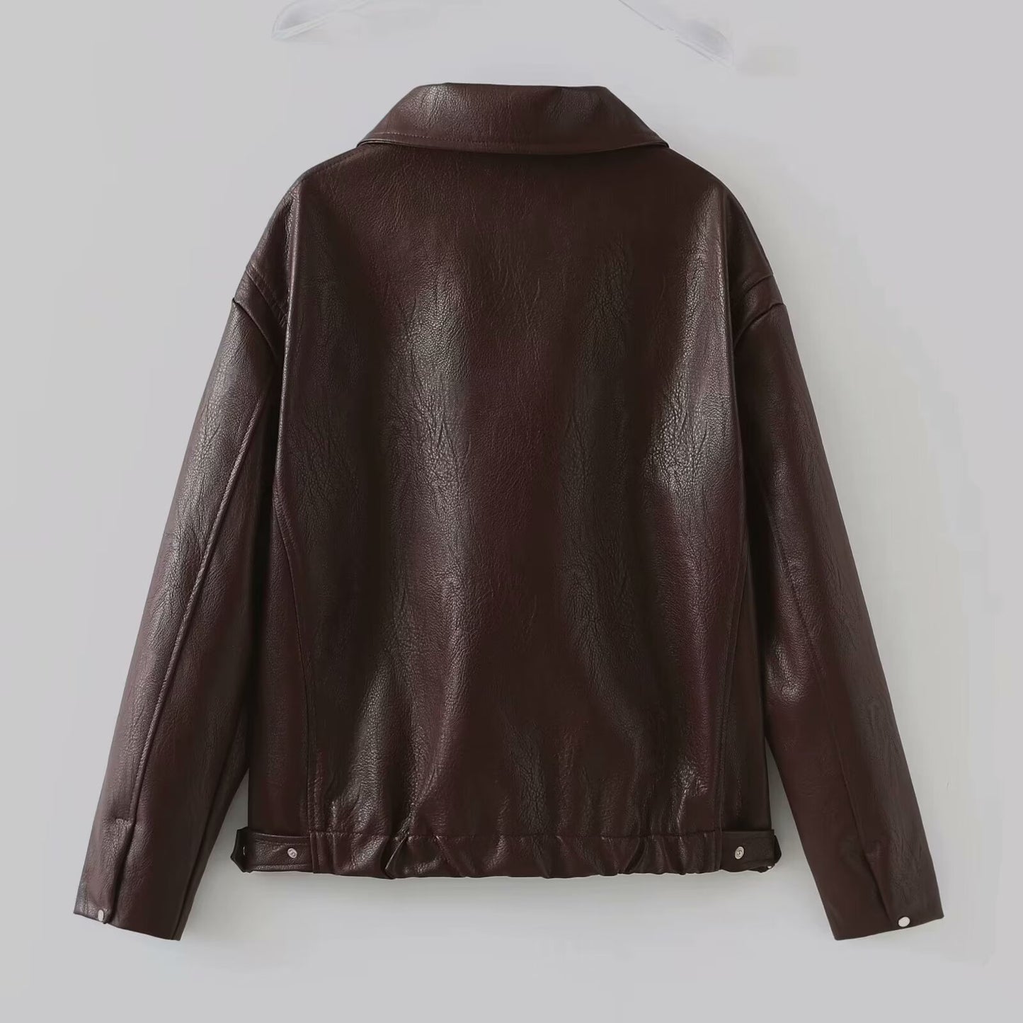 Veste moderne effet cuir pour femme ✨