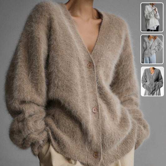 Cardigan Élégant à Texture Douce et Coupe Moderne