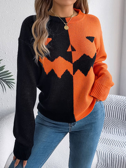 Pull femme à motif graphique moderne ✨