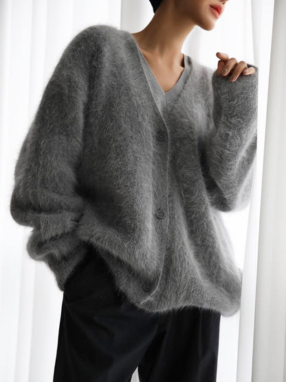 Cardigan Élégant à Texture Douce et Coupe Moderne