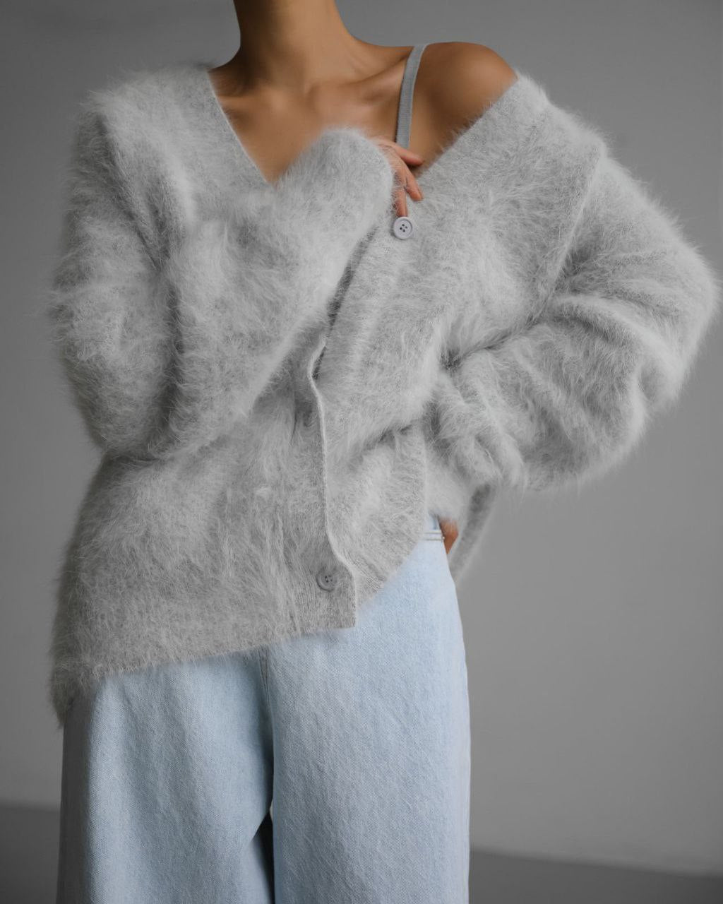 Cardigan Élégant à Texture Douce et Coupe Moderne