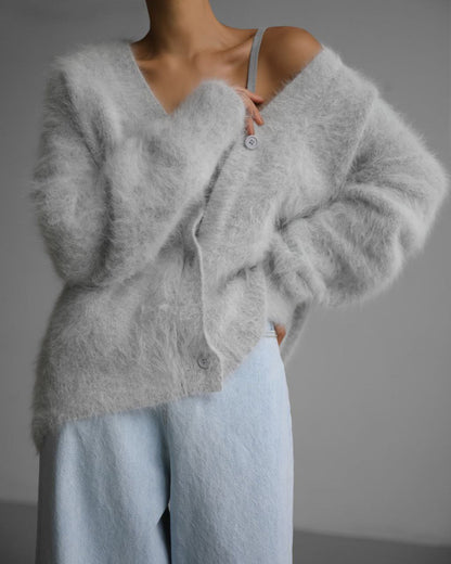 Cardigan Élégant à Texture Douce et Coupe Moderne