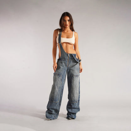 Salopette femme moderne coupe ample ✨