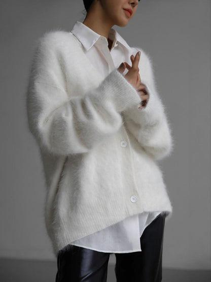 Cardigan Élégant à Texture Douce et Coupe Moderne