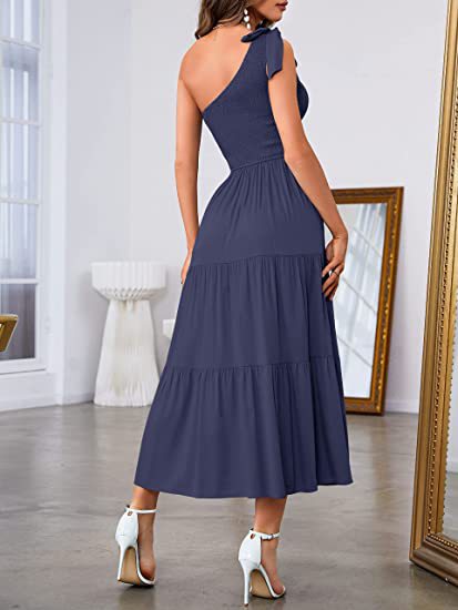 Robe élégante fluide à coupe féminine ✨